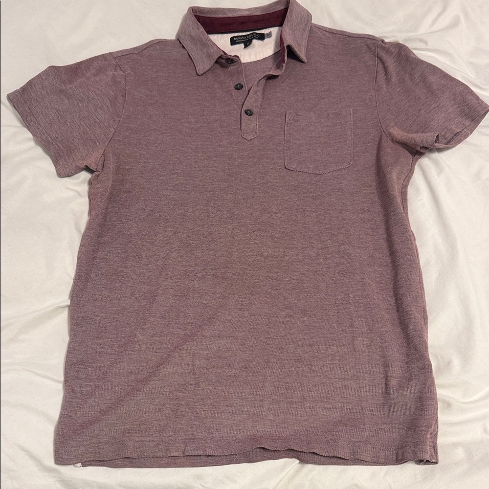Banana Republic Men's Heathered Polo Shirt